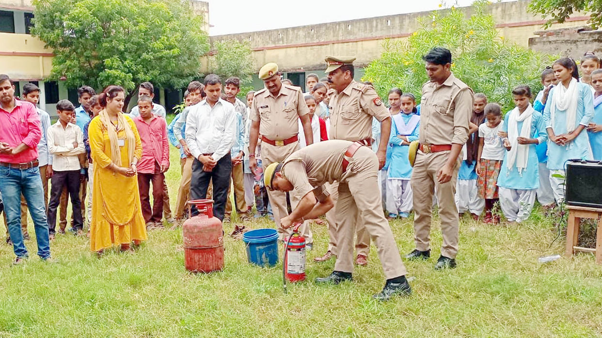 Disaster management information given to students