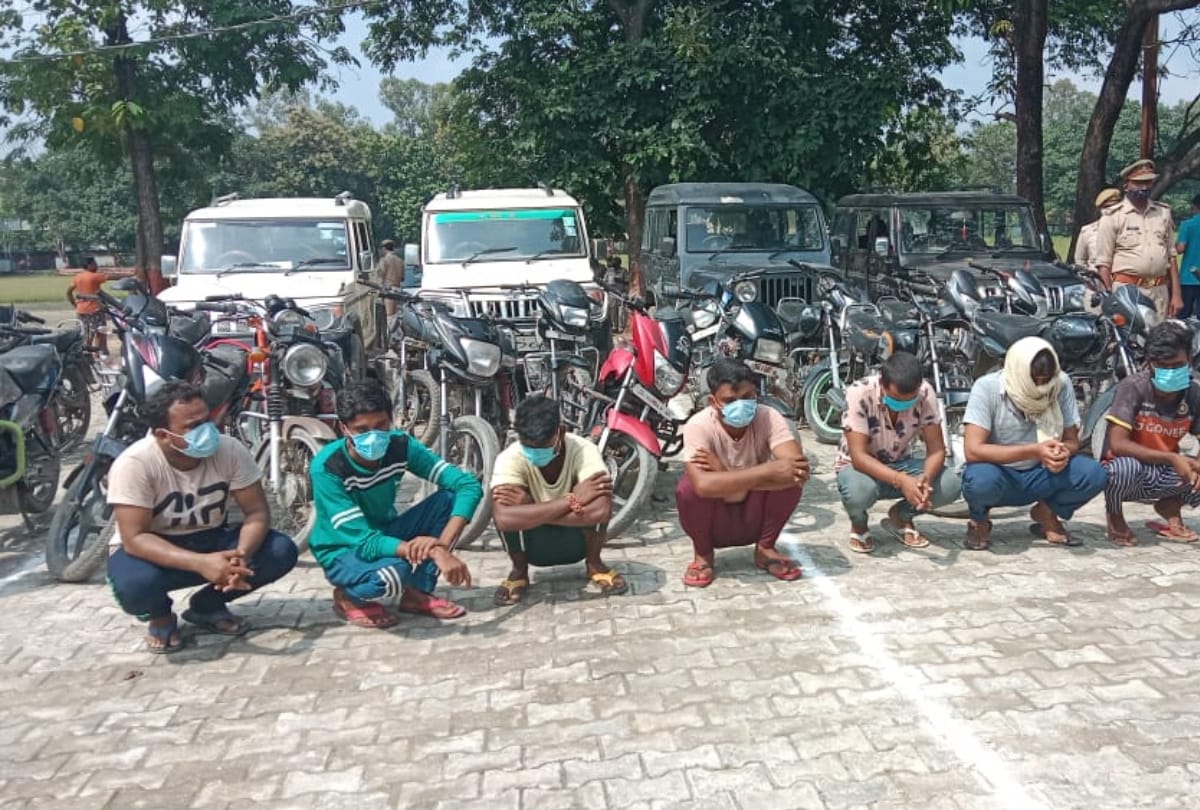 Deoria police exposed interstate vehicle thief gang