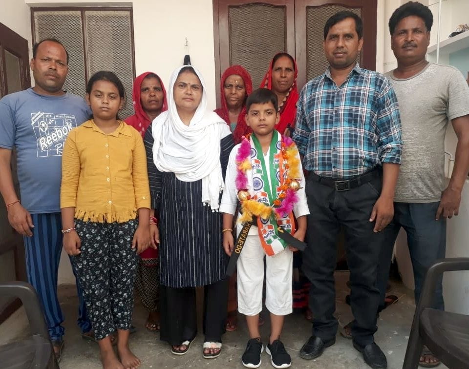 Manav won gold medal in Kudo martial arts in Himachal Pradesh