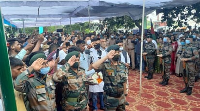 Ghazipur: Martyrdom Day celebrated in the native village of Param Vir Chakra winner Veer Abdul Hameed, Deputy CM Dinesh Sharma gave virtual address