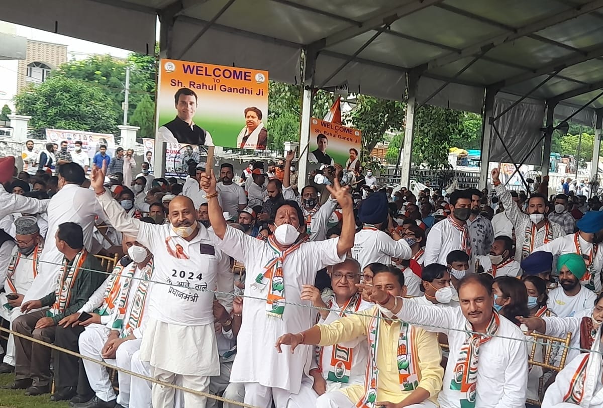 rahul gandhi jammu visit target modi government and said i and my family is kashmiri pandit
