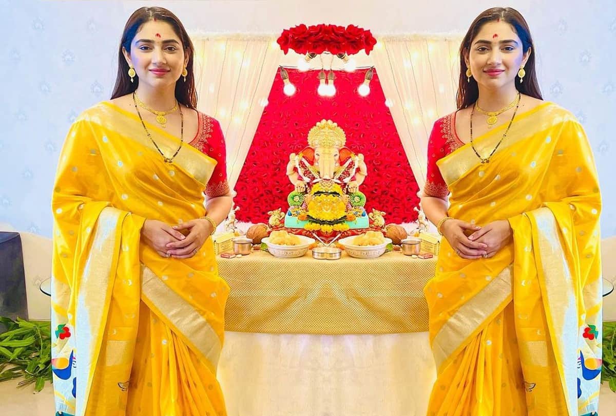 Ganesh Chaturthi 2021 Rahul Vaidya Disha Parmar Ganpati Look