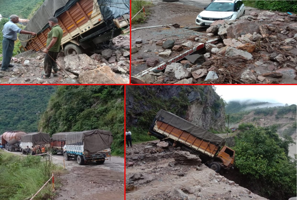 Uttarakhand Weather Forecast Update Today: many vehicles stuck in debris on badrinath highway watch horrible photos