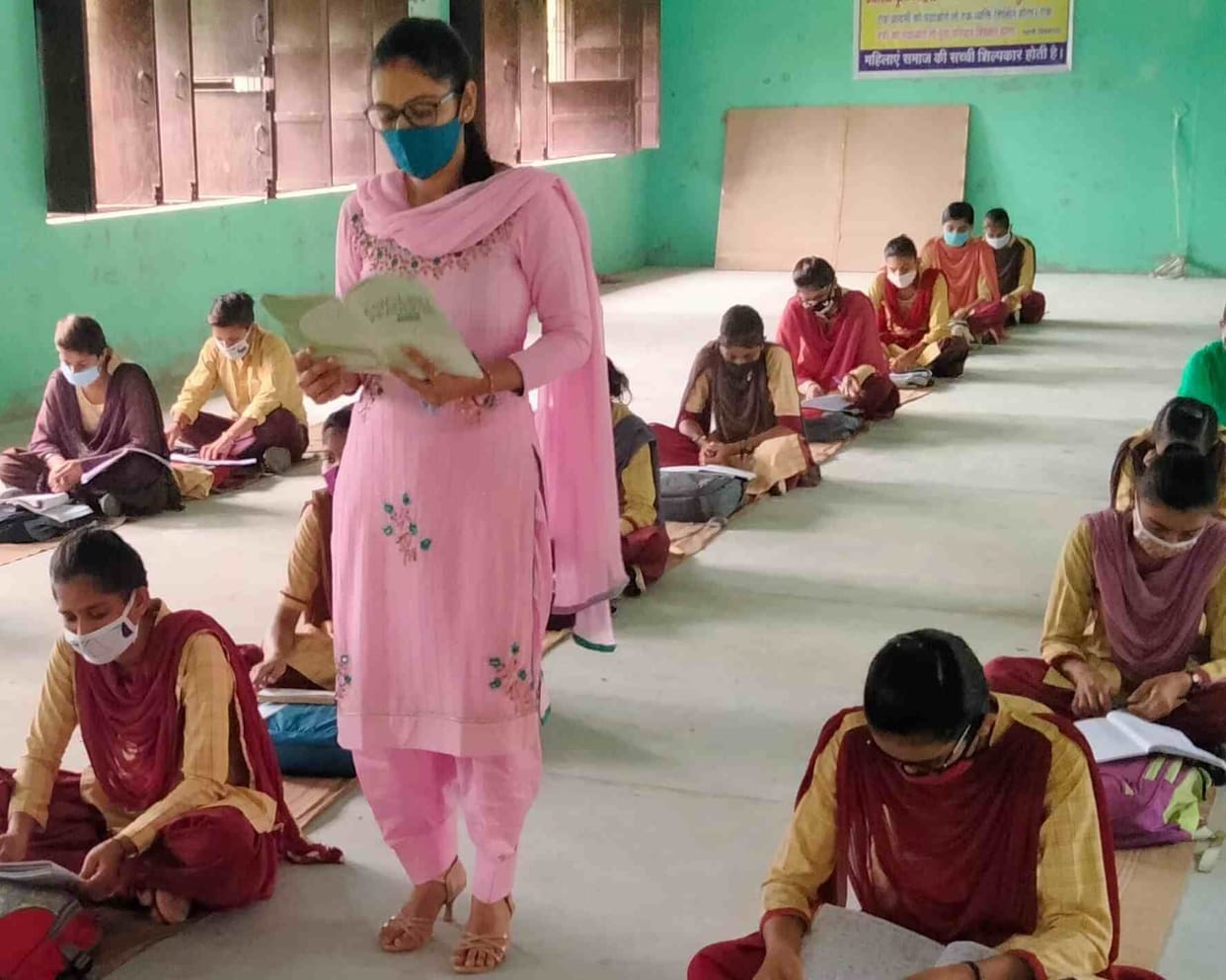 villagers locked school