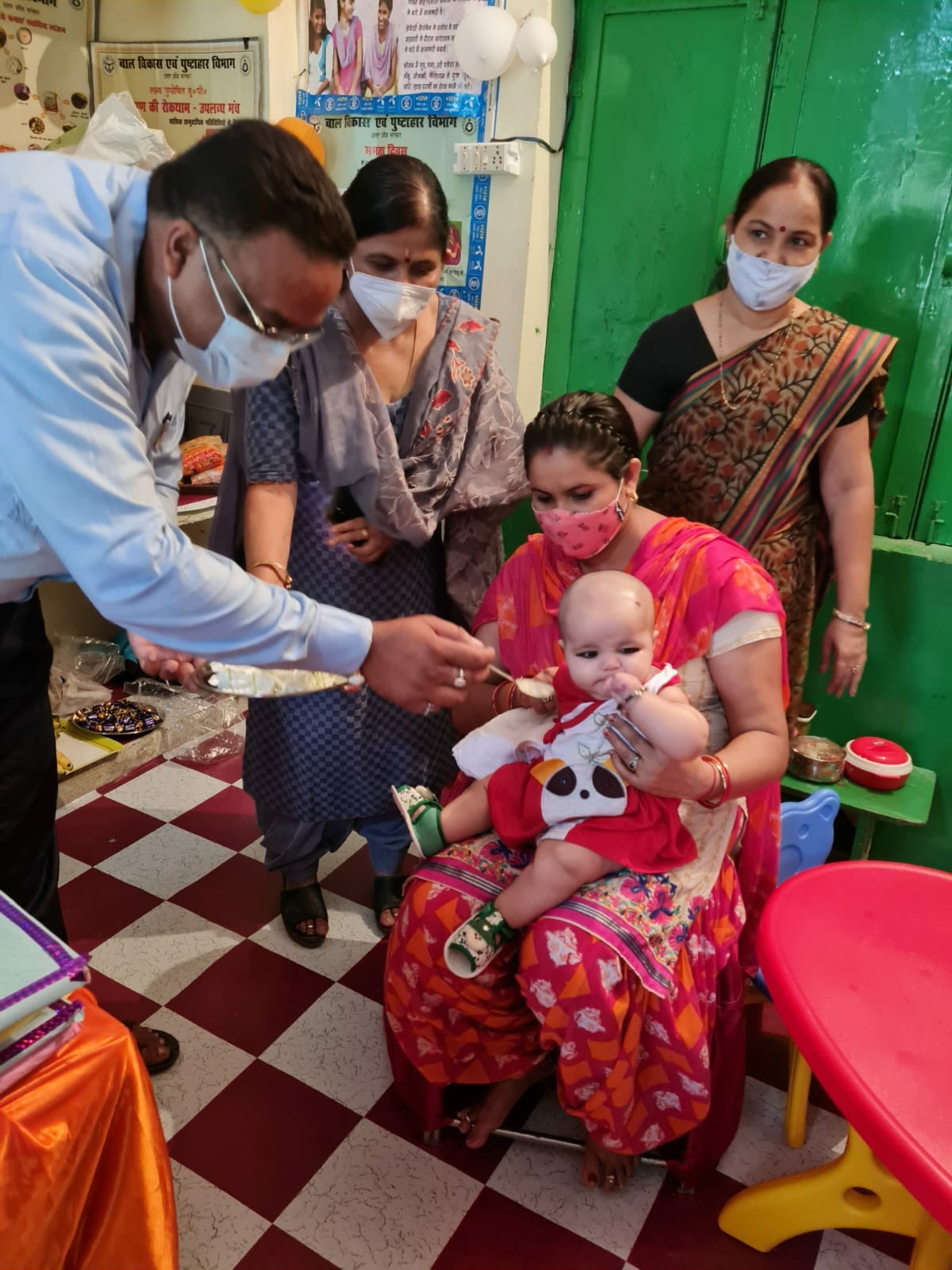 Annaprashan of children and baby shower of women