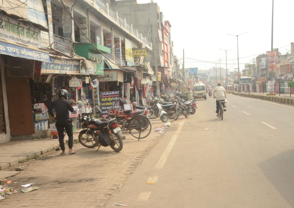 Due to the appeal of NP, 80 percent of the street vendors of Bus Stand Road shifted out