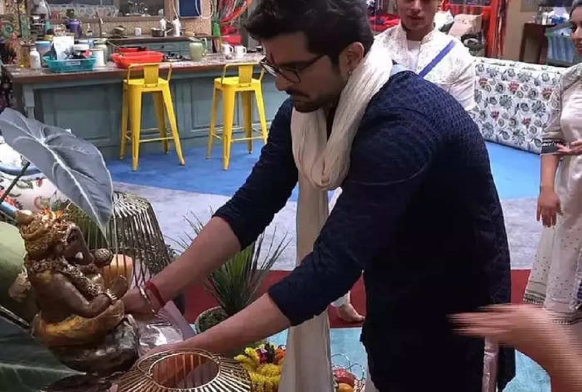 Bigg Boss OTT: Ganpati immersed in Bigg Boss house Raqesh Bapat makes Ganesha idol in BB