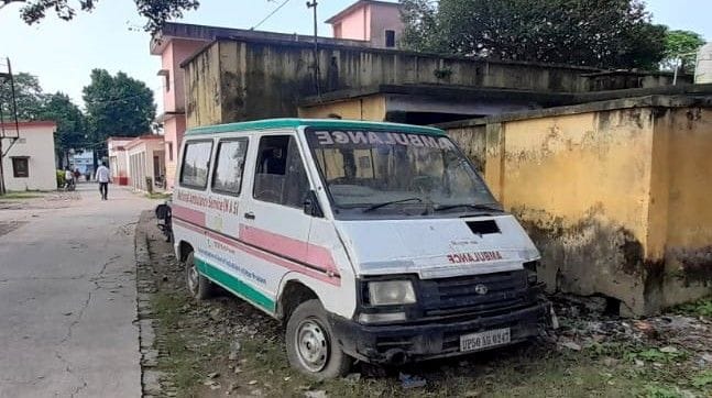 Ambulances worth lakhs became junk due to lack of repair