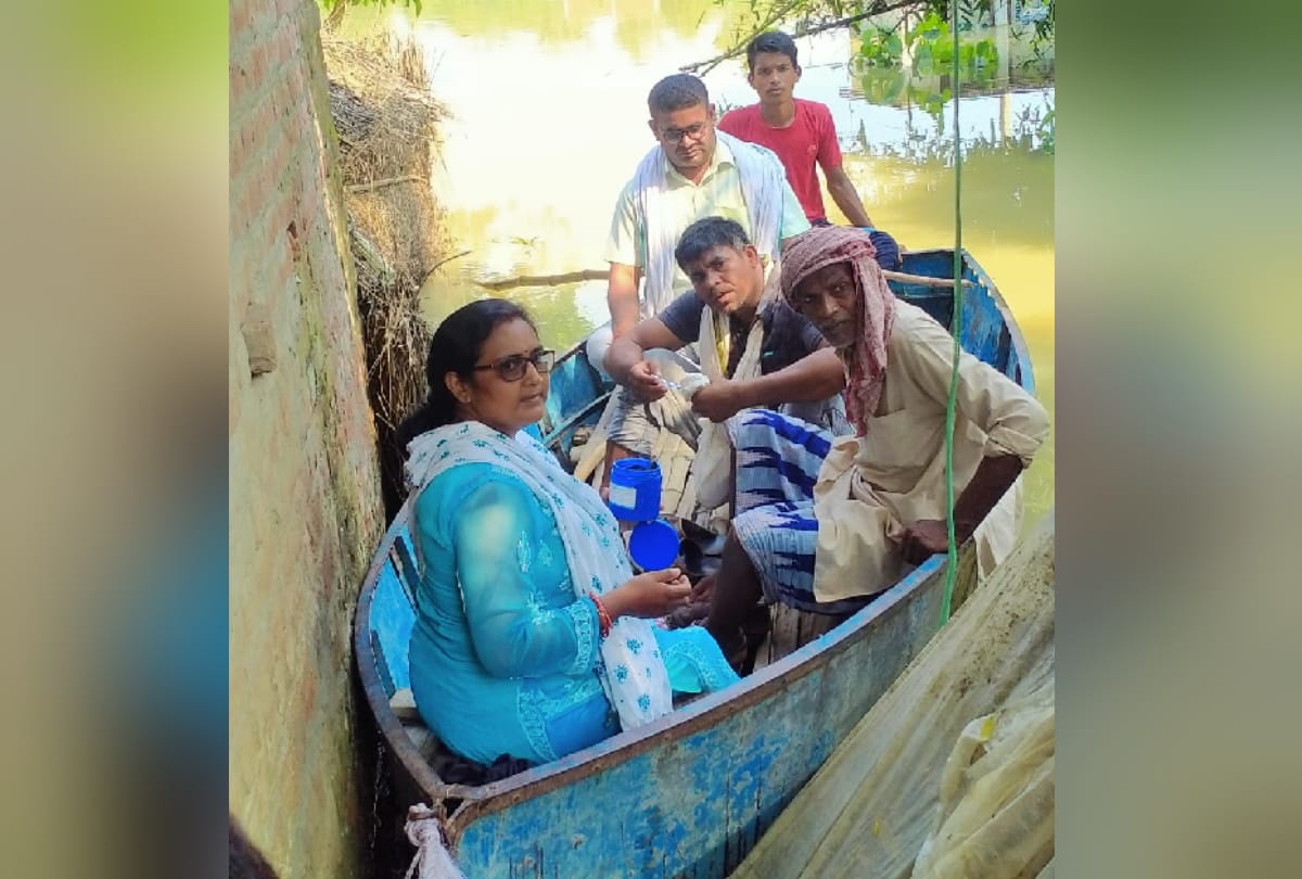 Gorakhpur Flood News Patients increasing in flood affected areas in Gorakhpur
