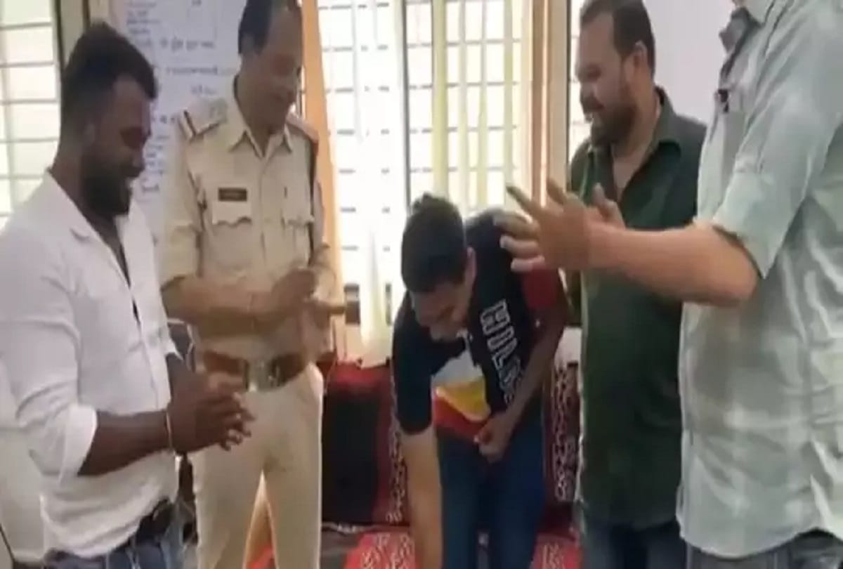 Bhopal Tt Nagar Police Station Ti shailendra sharma Line Attach After His Video Celebrating Criminals Birthday Goes Viral