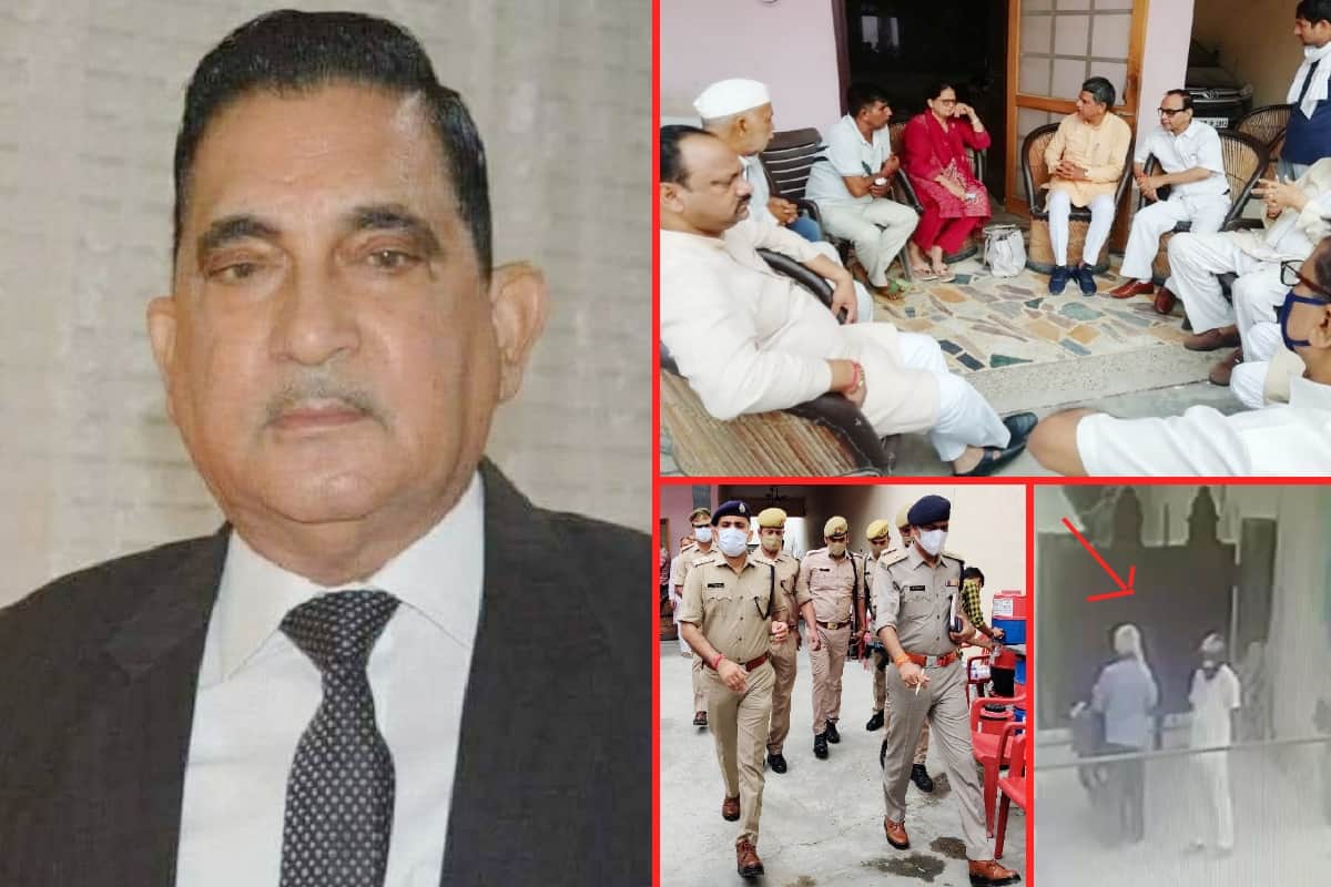 BJP leader murdered in Baghpat: murder with pillow by Sitting on his chest, CCTV foootage reveled many secrets