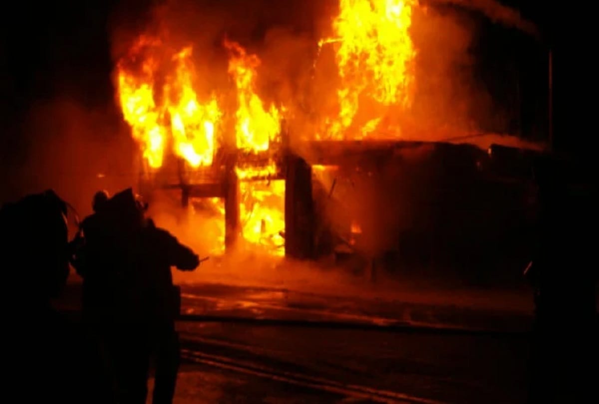 Four members of a family burnt alive as the house catches fire in Chamba