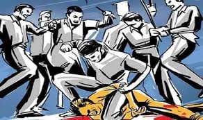 eve teasing protest, uncle beaten