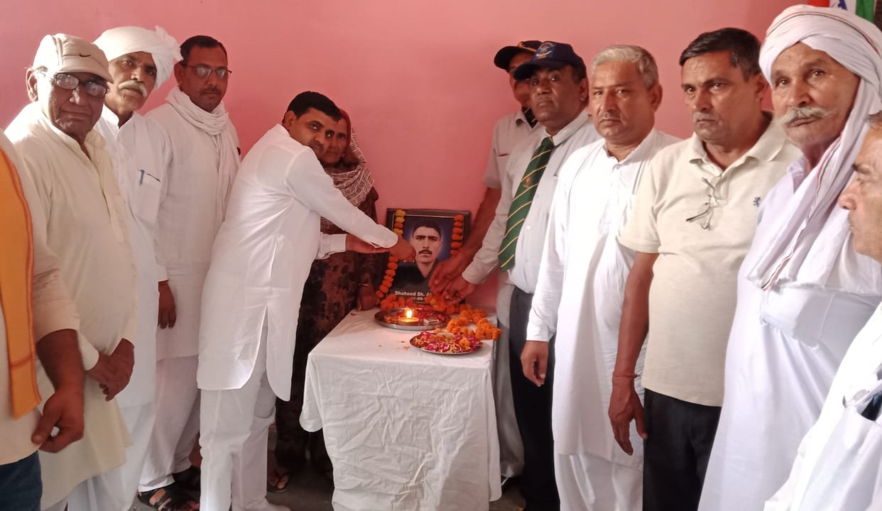 Tribute paid to martyr Akhram in India-Pakistan war