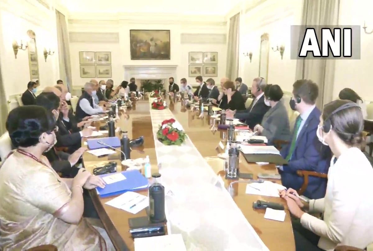 First two plus two talks between India and Australia today