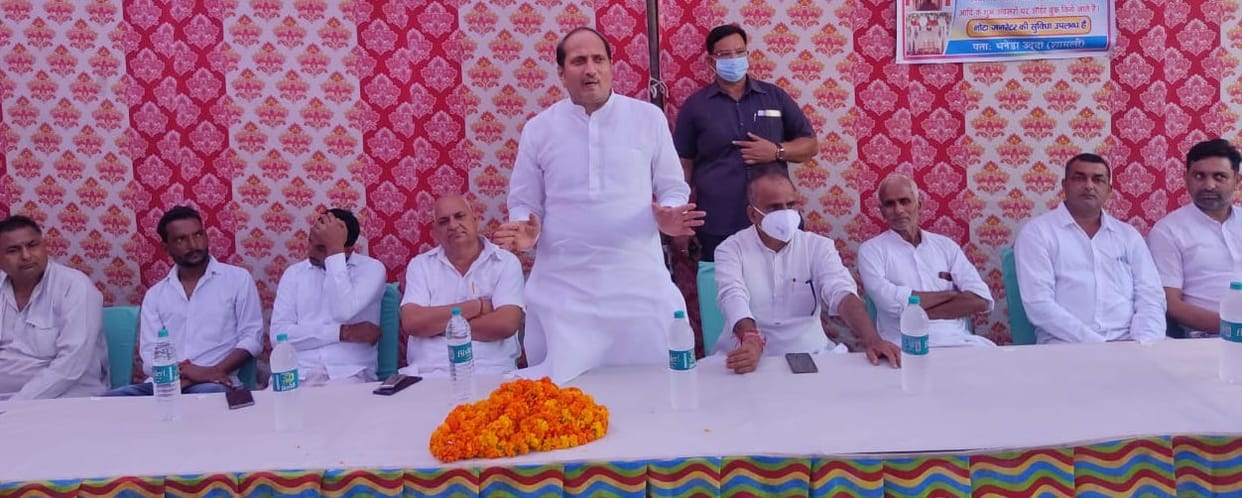 Roads were laid in BJP government: Suresh Rana