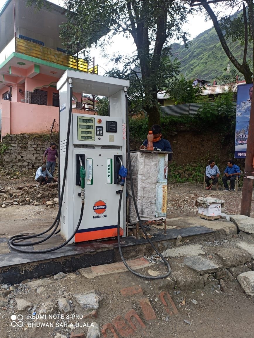 Peepalkoti petrol pump closed due to water coming in petrol