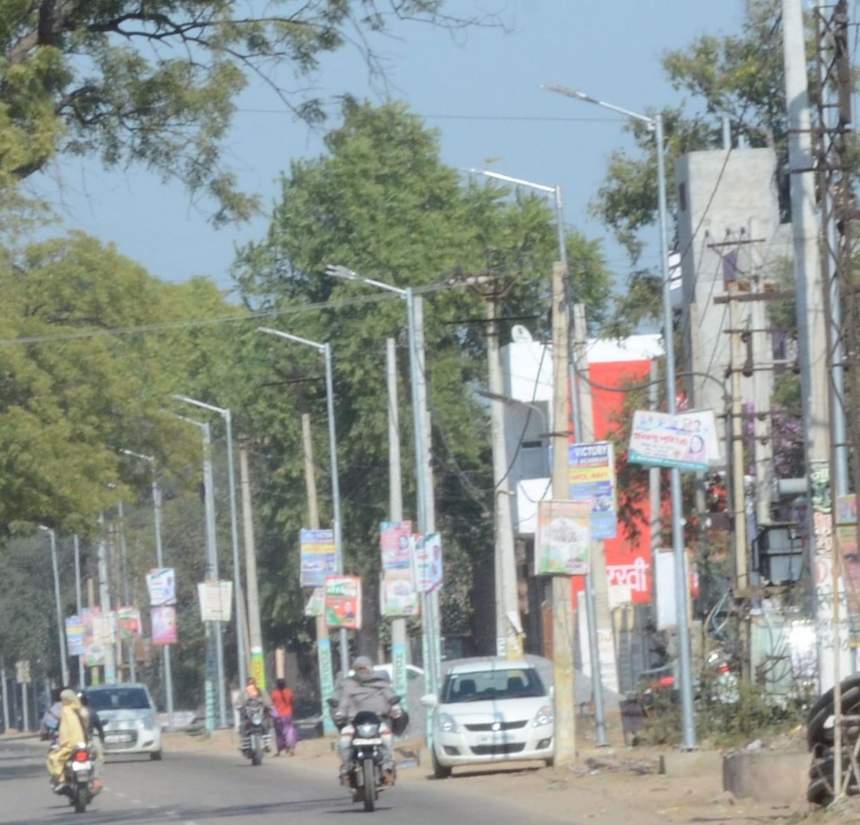Rainfall, 200 street lights of the city damaged in three days
