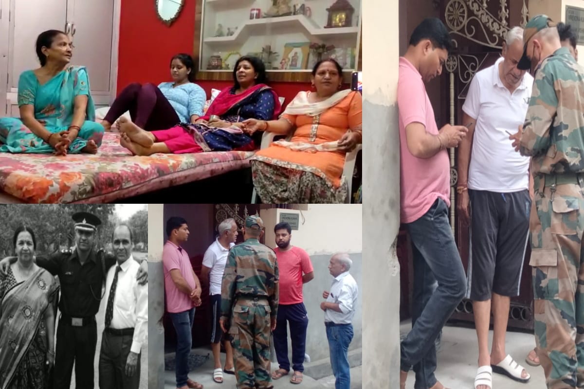 Meerut News: Martyr Major Mayank Vishnoi had tied rakhi in his hand before going on the operation and see photos
