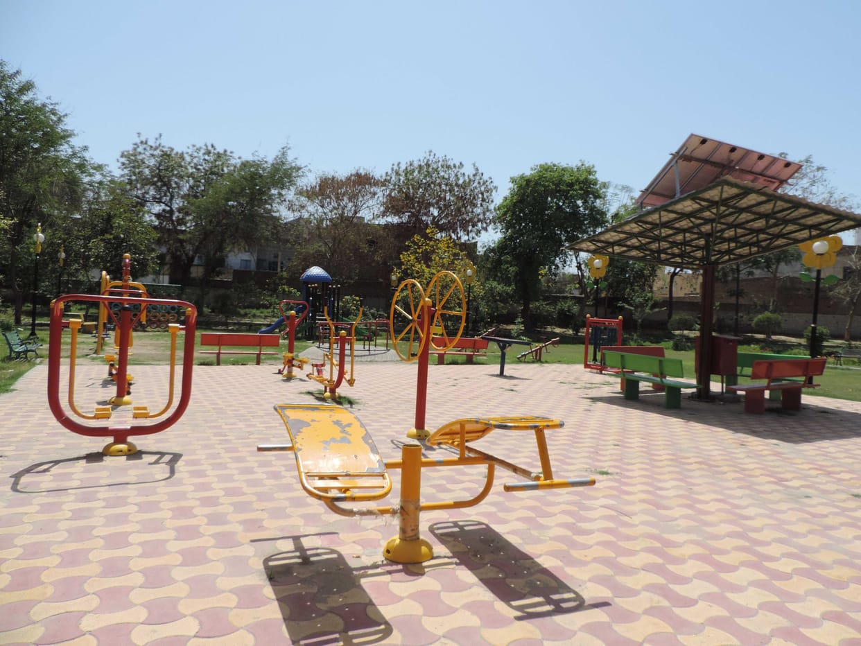 New gyms and swings will be set up in 10 parks of the city, more than 20 thousand population will benefit
