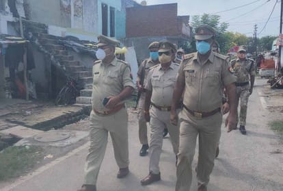 Kanpur: Dispute started due to bike collision, fight between two communities, police force deployed