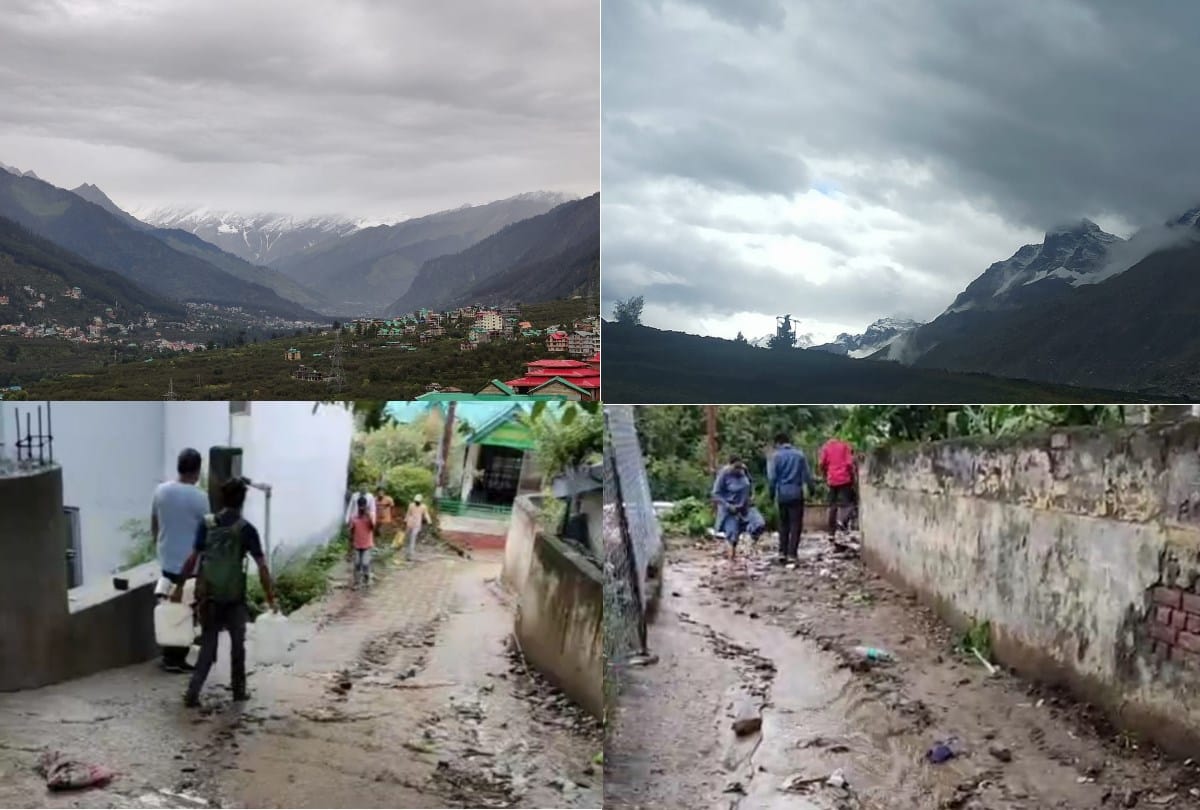 weather update himachal: fresh snowfall at peaks in manali and lahaul rohtang