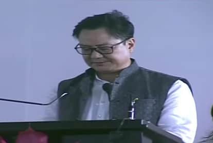Prayagraj News :  केंद्रीय विधि एवं न्याय मंत्री किरेन रिजिजू।