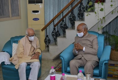 President Ram Nath Kovind reached the house of former Governor Keshari Nath, said - take care of your health