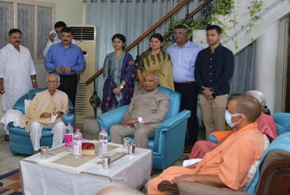President Ram Nath Kovind reached the house of former Governor Keshari Nath, said - take care of your health