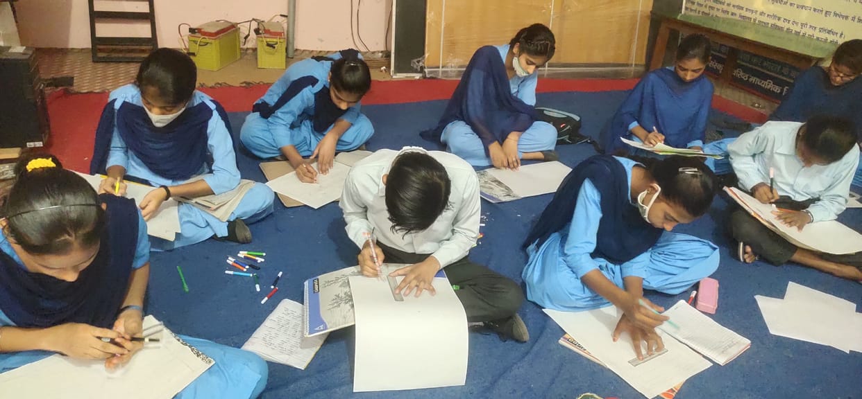 Shreya first in calligraphy competition