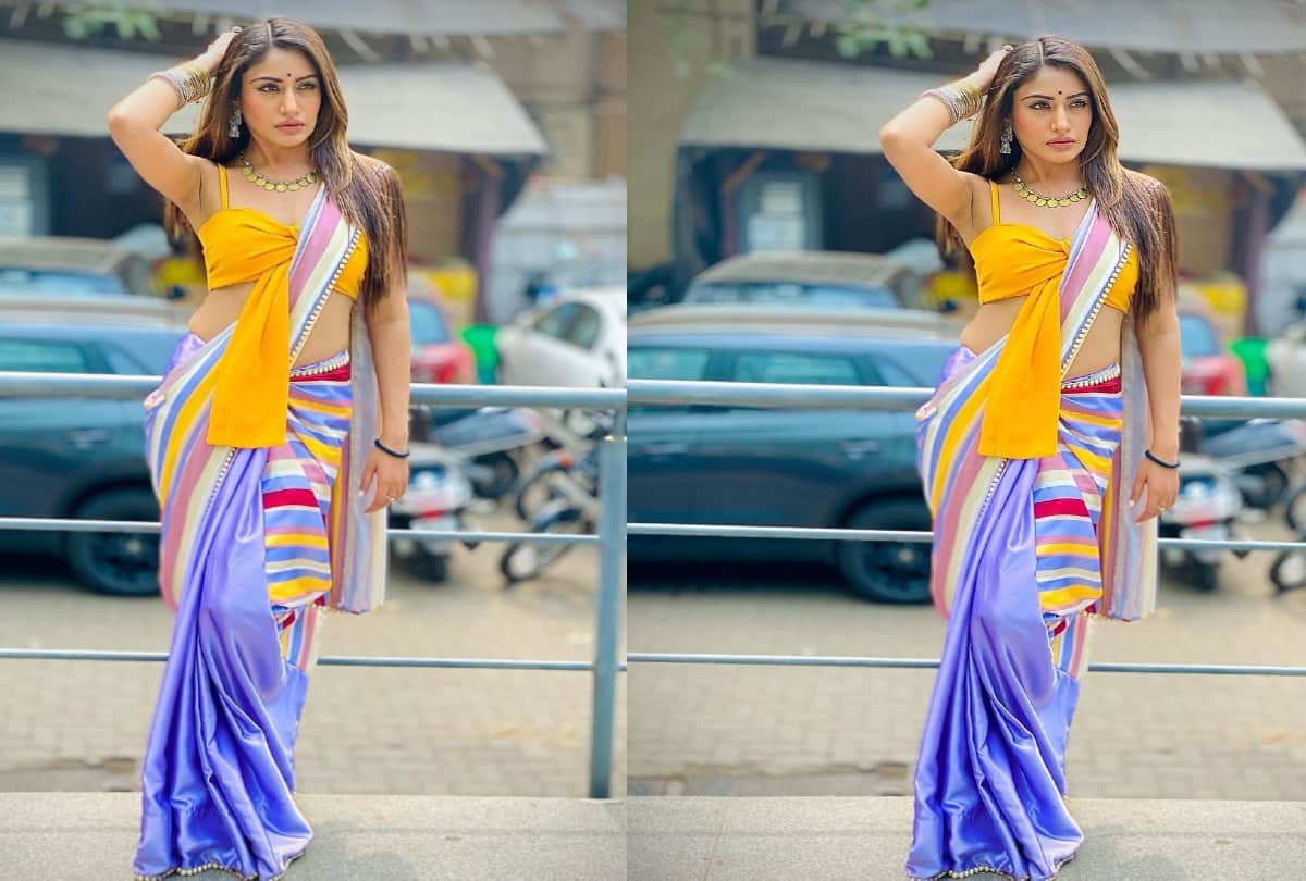 Surbhi Chandna Fashion looks glamorous in Jeans To Saree