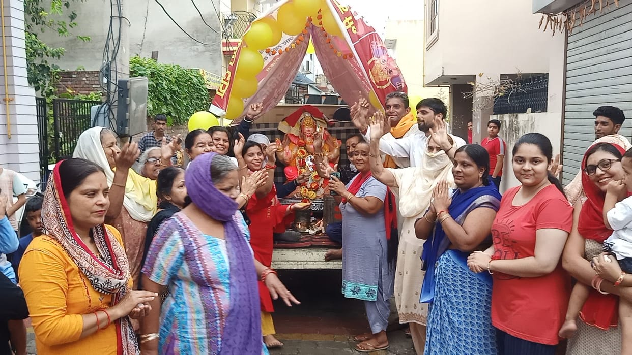 The city of Kapithal resonated with Ganpati Bappa Moria cheers