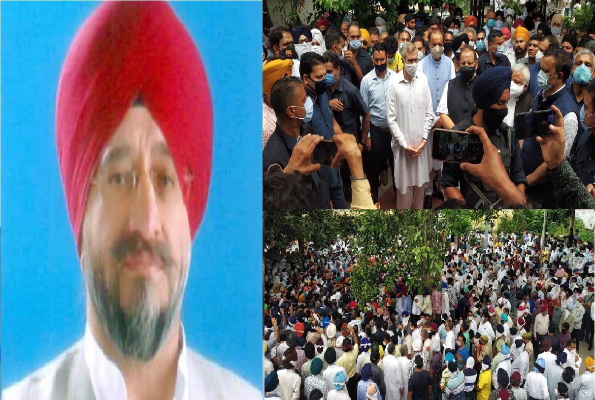 Former MLC Trilochan Singh Wazir murdered Omar Abdullah reached in Funeral held in Jammu