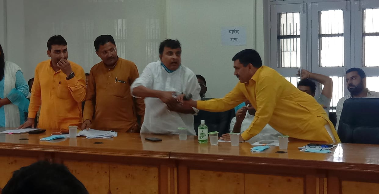 In most of the wards, the development work got agitated, the councilor said - the officer responsible