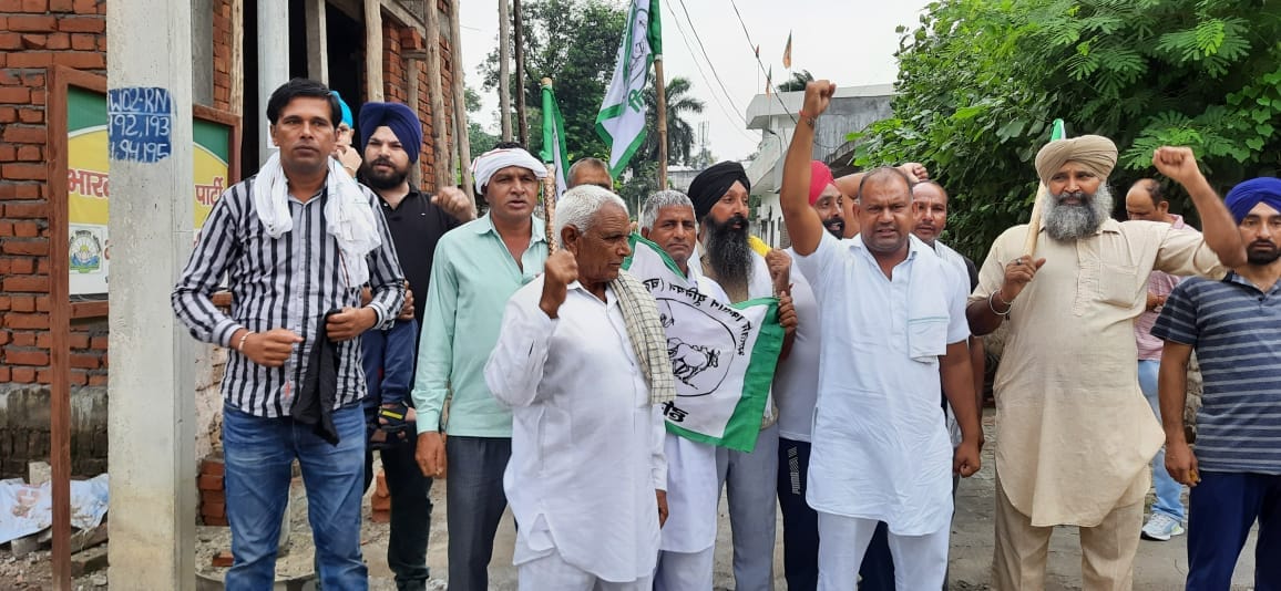 BJP canceled the program on the arrival of farmers, Yamunanagar