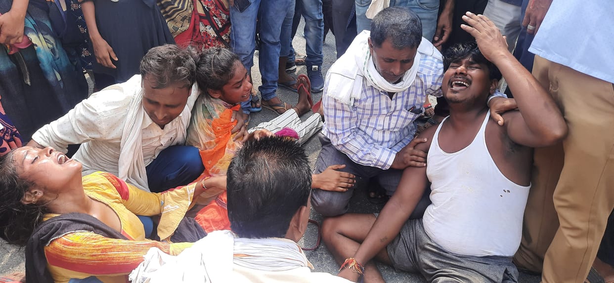 Kanpur Dehat: Scooty rider woman dies, son injured in collision with pickup