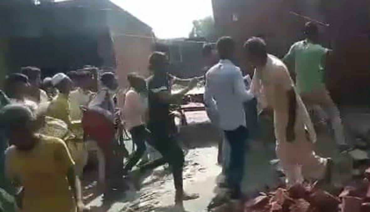 Ration dealer ran and beat card holders