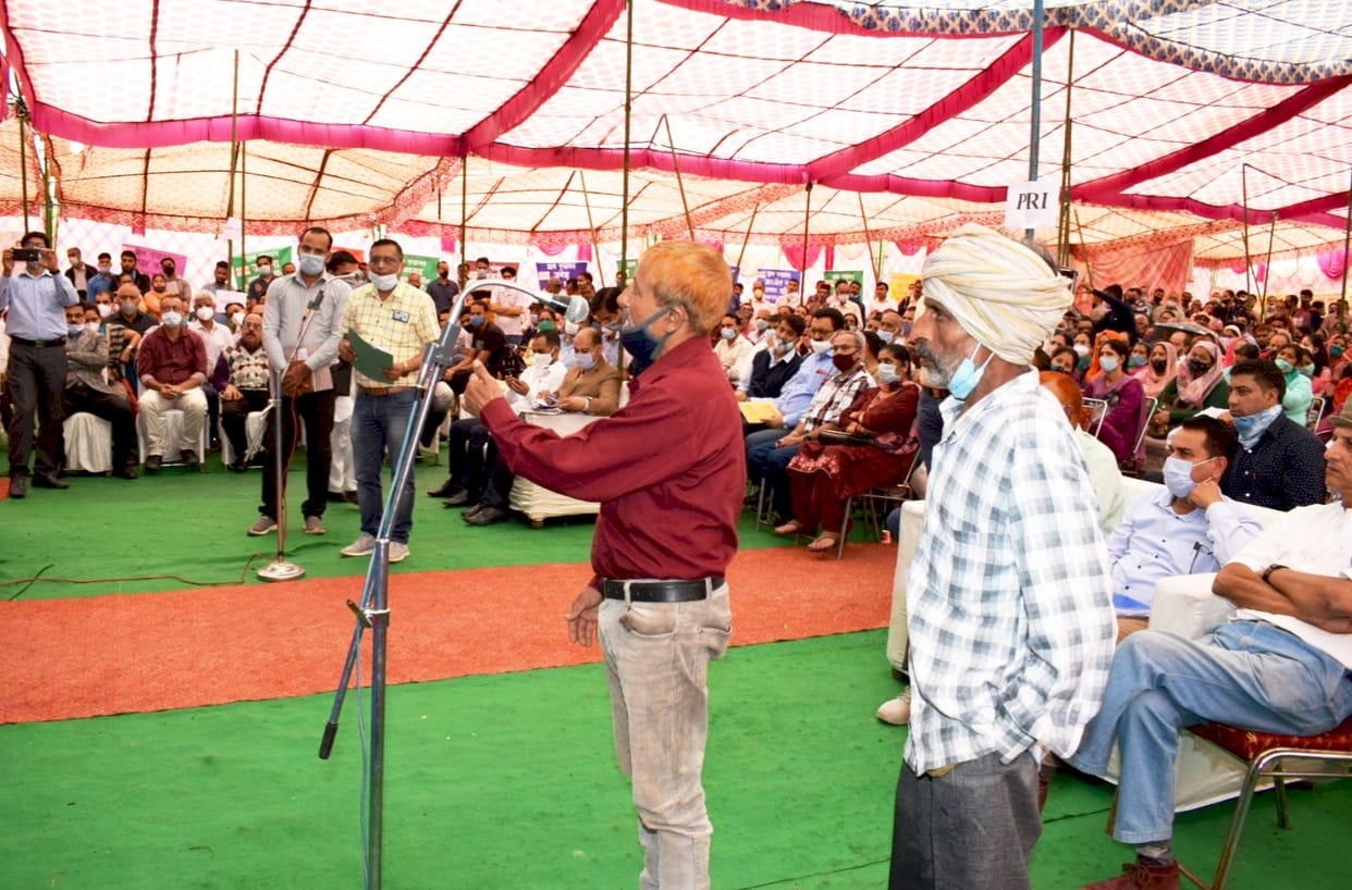 47 camplaints and demands out of 74 disposed of at Banlagi Janmanch in Doon constituency in persence of Industry Minister Bikram Singh