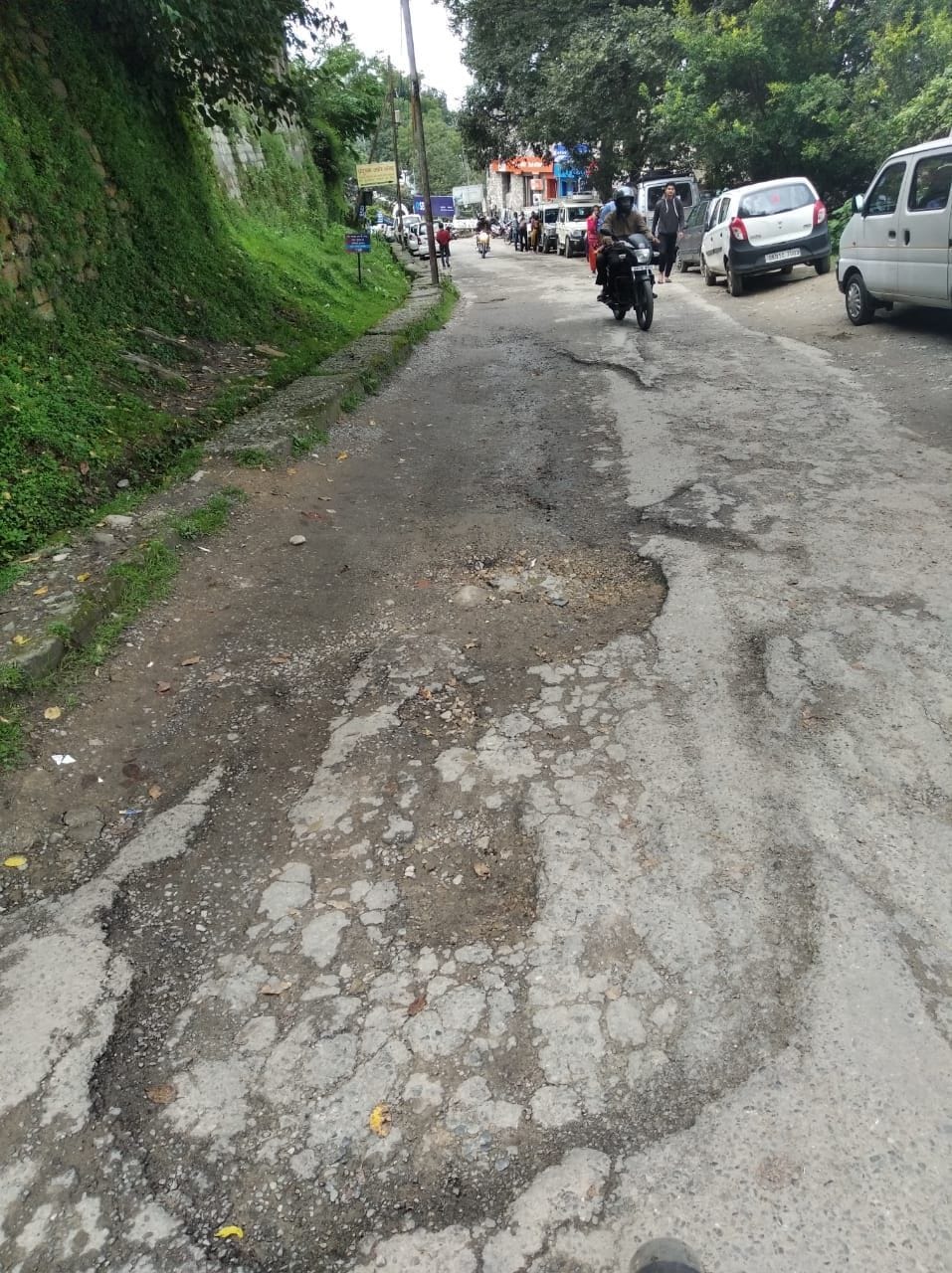 Hole in ranikhet Road