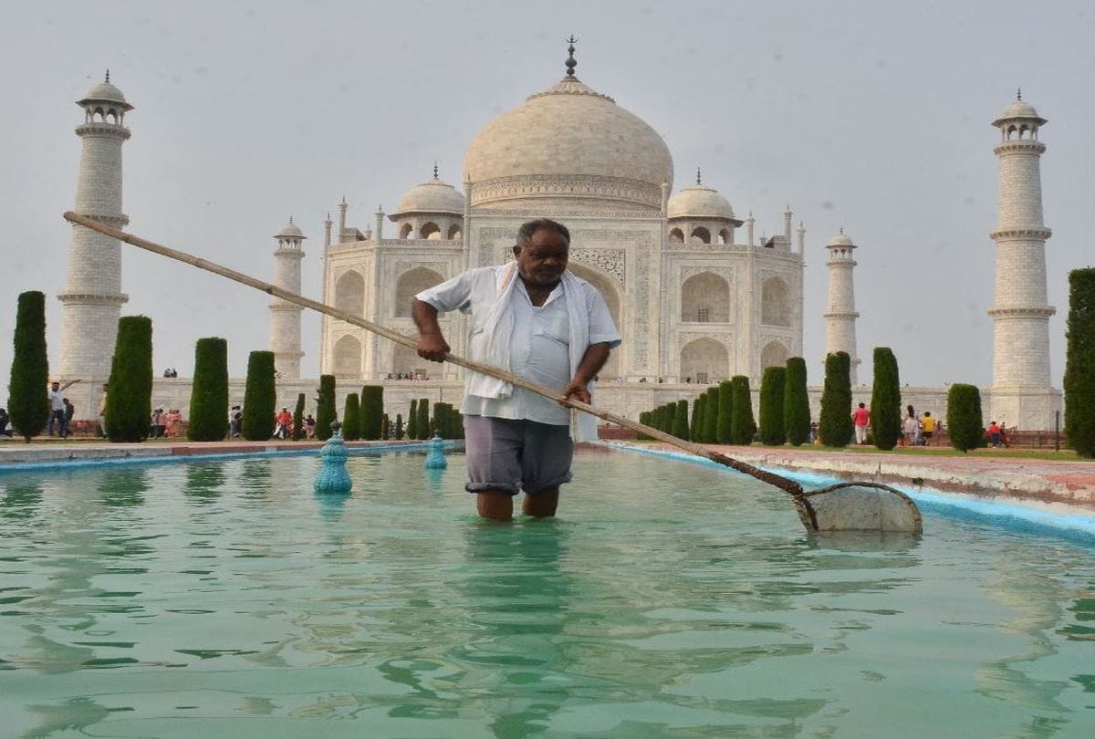 Agra Weather Forecast Monsoon Update Today Taj Mahal: Weather Forecast Of Agra Next Three Days Tourist Reached Taj Mahal