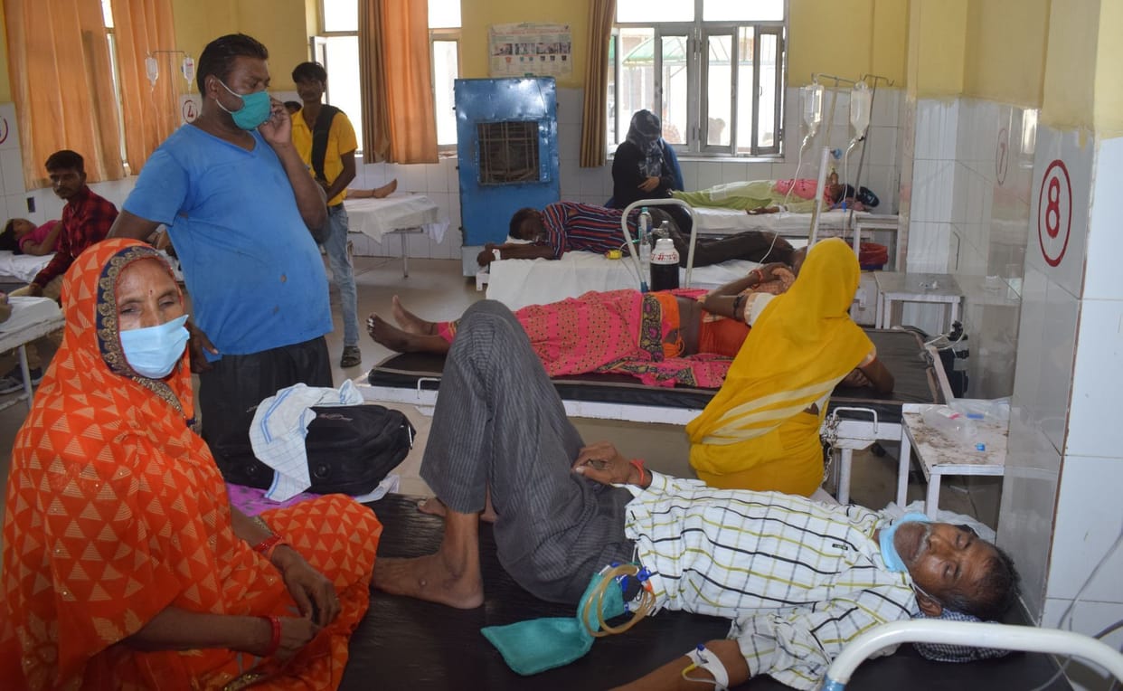 50 patients of fever admitted in district hospital