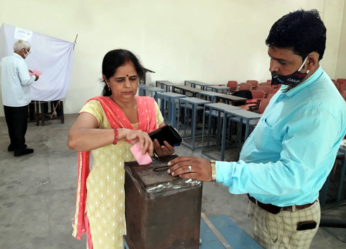 Brijesh elected President and Narendra Secretary in MM College Management Committee