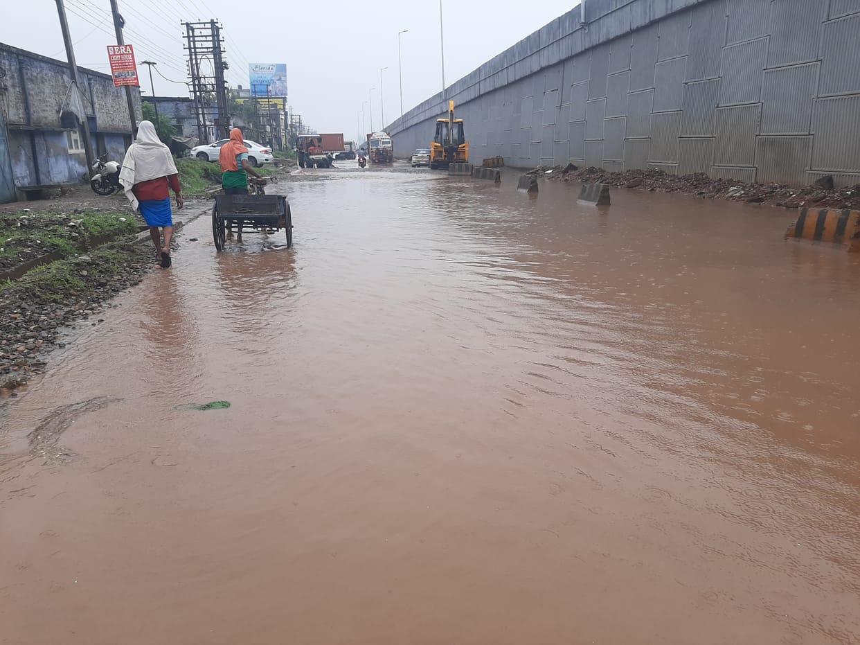 Girls injured after falling into open slabs of drains