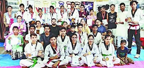 16 players got gold in State Taekwondo Championship