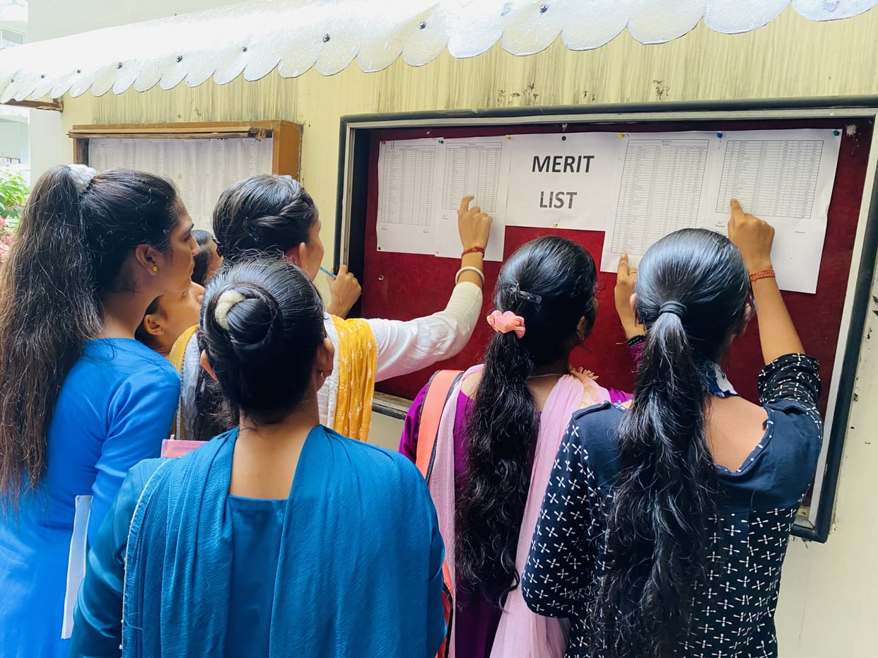 The first merit list for graduation has reached 98%, Yamunanagar