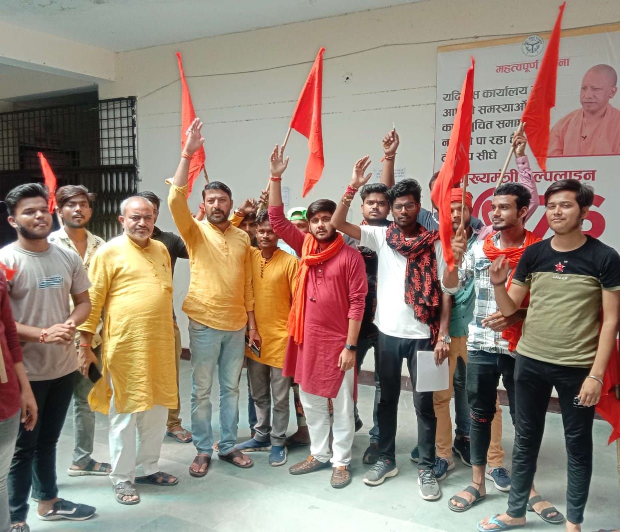 Demonstration of Hindu organizations on Madrasa operation without recognition