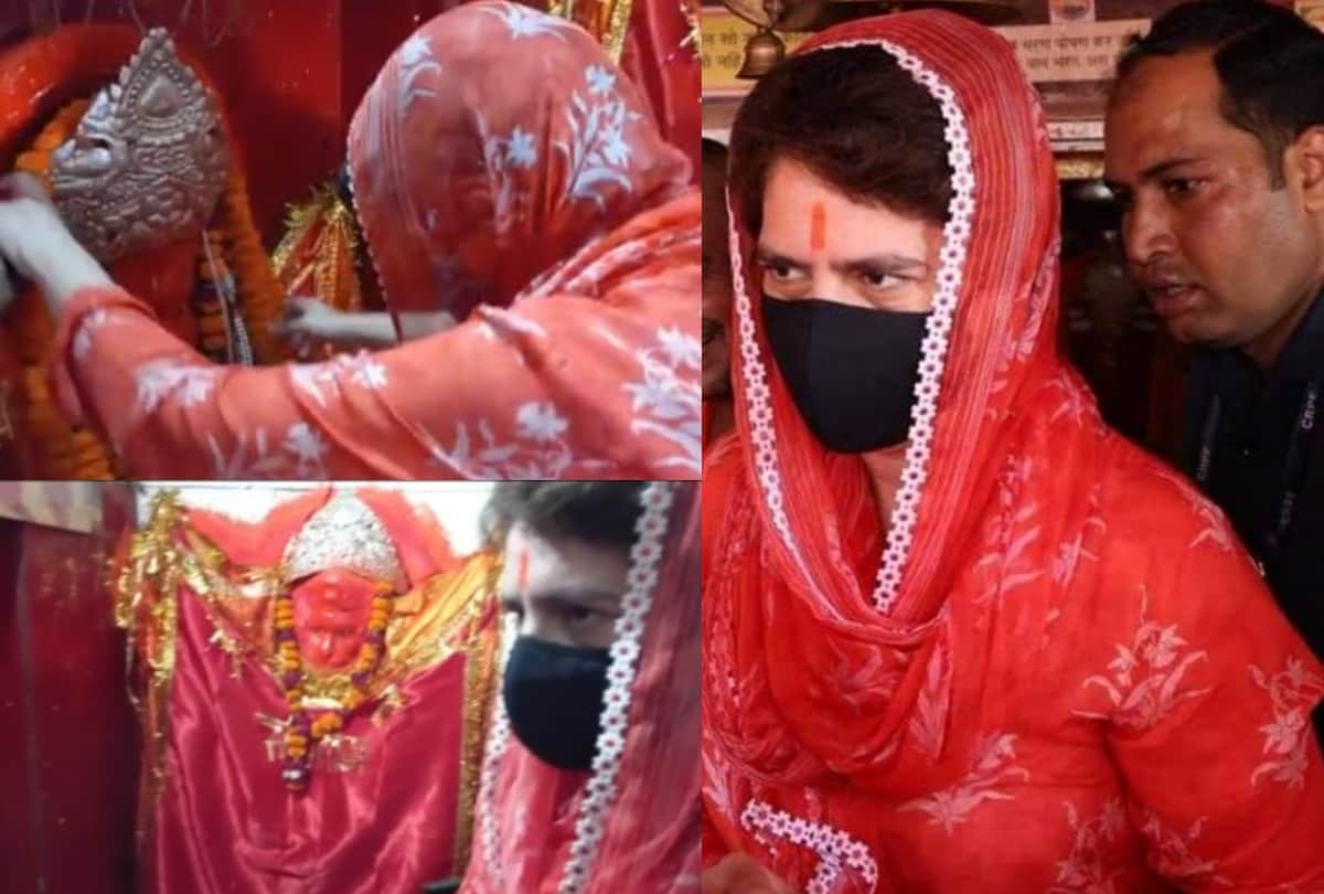 This is how Priyanka Gandhi is giving message to people.