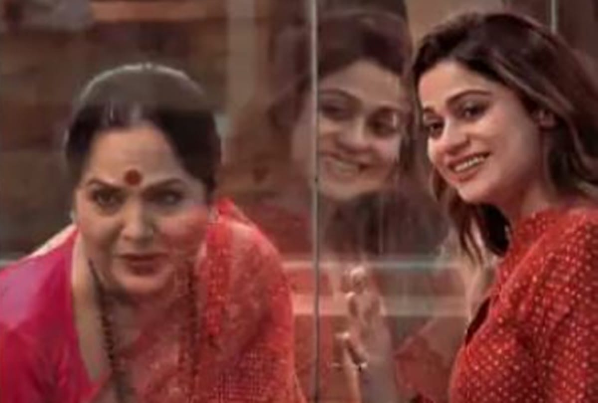 Bigg boss ott  amid Raj kundra controversy sunanda shetty met shamita shetty in the house