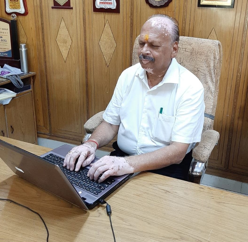 Registrant increased the practice of working in Hindi instead of English, now others are getting inspired
