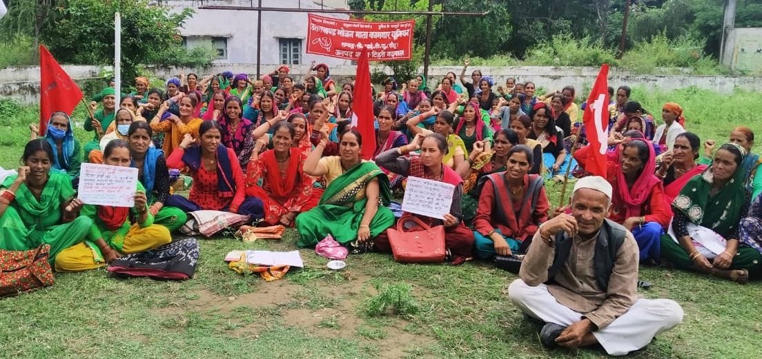 bhojan mata's protest in new tehri
